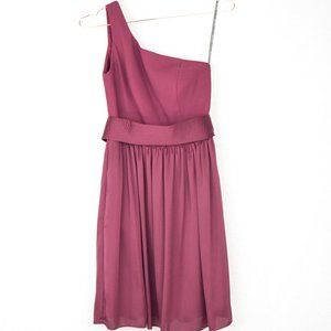 Davids Bridal Vera Wang Wine Red Size 4 Cocktail Dress